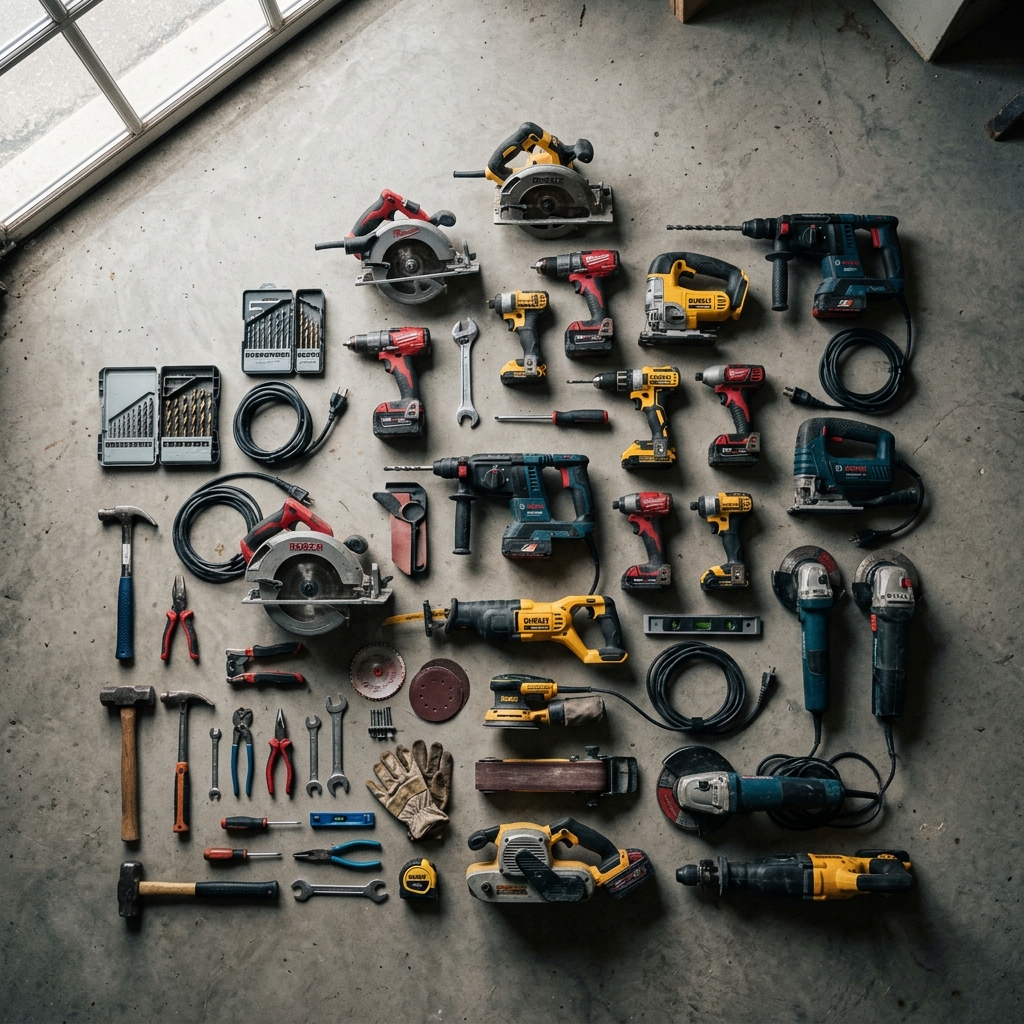 Our Tool Inventory | Joy Power Tools & Services